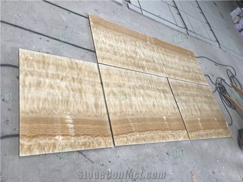 Wall Cladding Chinese Yellow Honey Onyx  Tiles
